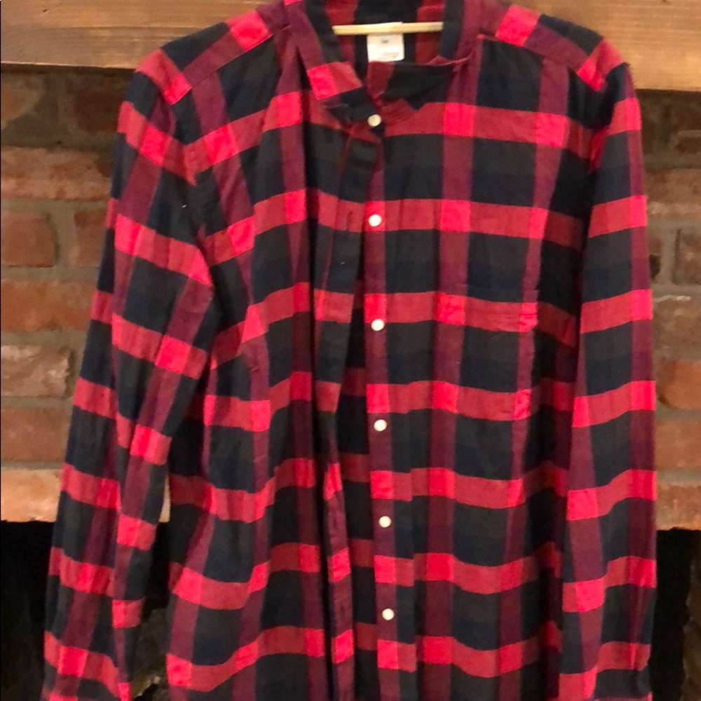 Gap red and black buffalo plaid